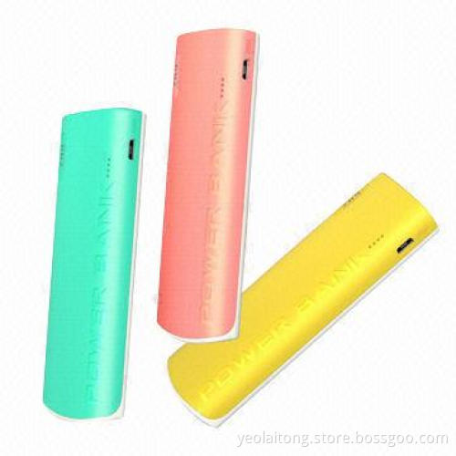 Powerbank of 5,500mAh capacity, compact and convenient